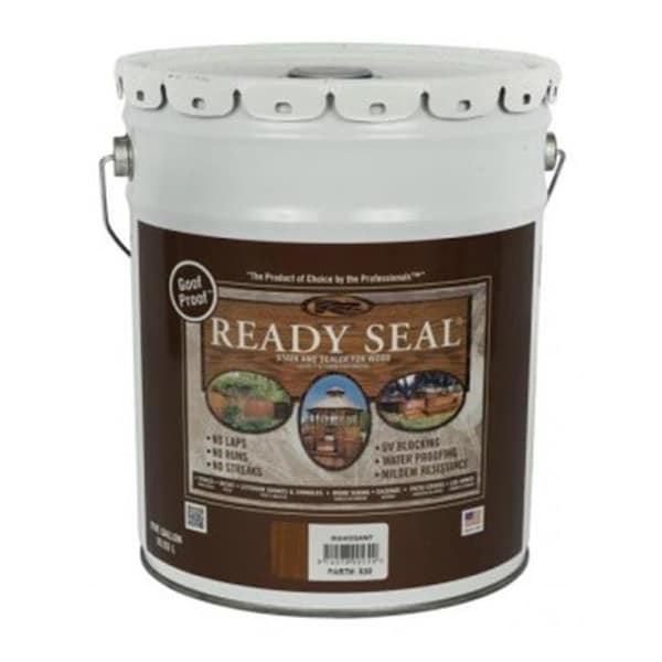 Ready Seal 7966161 5 gal Pail Exterior Wood Stain & Sealer; Mahogany 7966161 - main
